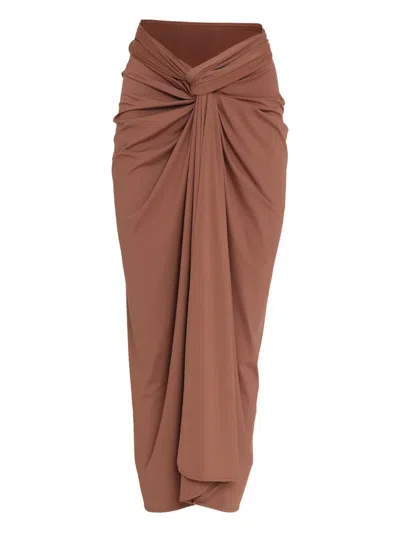 Lygia & Nanny Diana Skirt In Brown