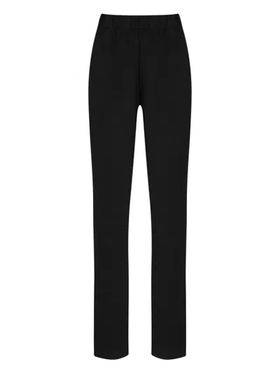 Lygia & Nanny Elastic-waist Trousers In Black