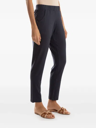 Lygia & Nanny Elasticated-waistline Pull-on Trousers In Blue