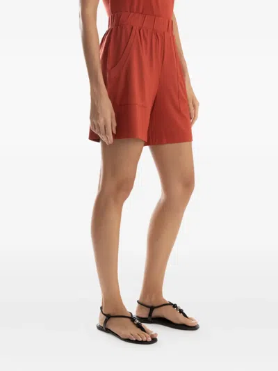 Lygia & Nanny Elaticated-waist Shorts In Red
