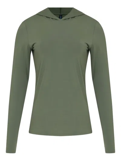 Lygia & Nanny Fig Uv Long-sleeve Hoodie In Green