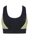 Lygia & Nanny Flow Two-tone Top In Black