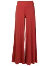 Lygia & Nanny Gardens High-waisted Palazzo Pants In Red