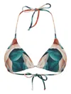 Lygia & Nanny Hanna Printed Bikini Top In Multi