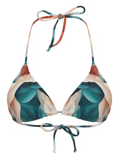Lygia & Nanny Hanna Printed Bikini Top In Multi