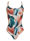 Lygia & Nanny Hapuna Printed Swimsuit In Multi
