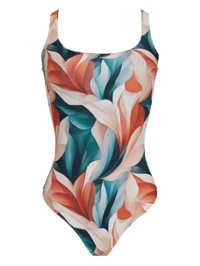 Lygia & Nanny Hapuna Printed Swimsuit In Multi