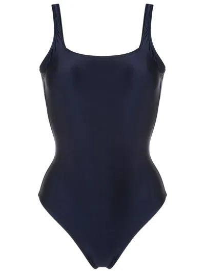 Lygia & Nanny Hapuna Square-neck Swimsuit In Blue