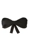 Lygia & Nanny Hawai Twist-detail Bikini Top In Black