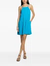 Lygia & Nanny Isis Liso Mini Dress In Blue