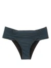 Lygia & Nanny Jasper Ruched Bikini Bottoms In Black