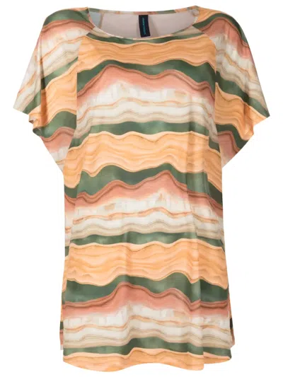 Lygia & Nanny Kala Graphic-print Dress In Orange