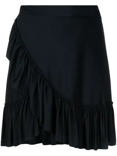 Lygia & Nanny Laurita Ruffled Skirt In Black