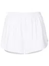 Lygia & Nanny Lee Elasticated-waist Shorts In White