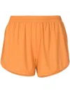Lygia & Nanny Lee Elasticated-waist Shorts In Yellow