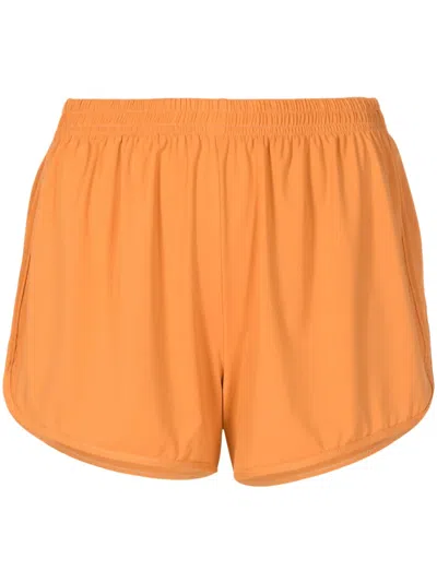 Lygia & Nanny Lee Elasticated-waist Shorts In Yellow