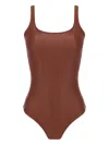Lygia & Nanny Low-back Swimsuit In Blue