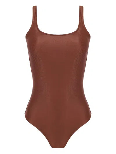 Lygia & Nanny Low-back Swimsuit In Blue