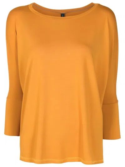 Lygia & Nanny Mainá Stretch-jersey T-shirt In Yellow