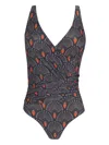 Lygia & Nanny Wrapped Print Swimsuit