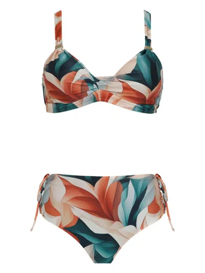 Lygia & Nanny Marcela Printed Tie Bikini In Multi