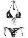 Lygia & Nanny Maya Graphic-print Bikini In Black
