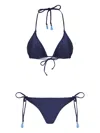 Lygia & Nanny Maya Tassel-tie Bikini In Blue