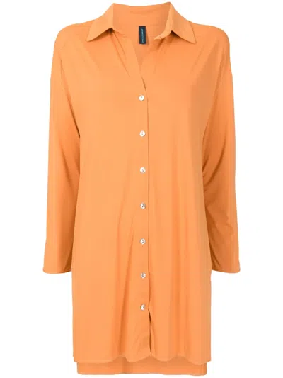 Lygia & Nanny Meline Button-up Dress In Yellow