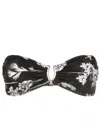 Lygia & Nanny Mika Graphic-print Strapless Bikini In Black