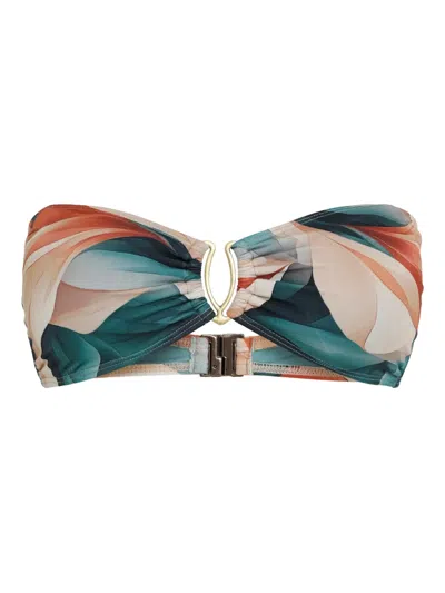 Lygia & Nanny Mika Printed Bikini Top In Multi