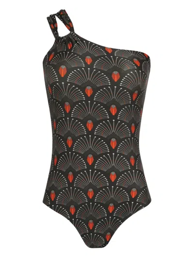 Lygia & Nanny Miusha One-shoulder Swimsuit