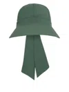 Lygia & Nanny Neck-tie Sun-hat In Green