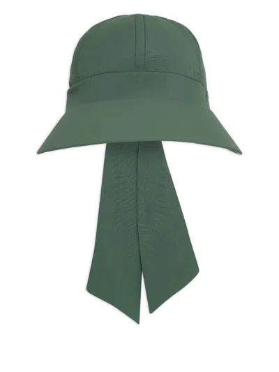 Lygia & Nanny Neck-tie Sun-hat In Green