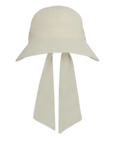 Lygia & Nanny Neck-tie Sun-hat In Neutral
