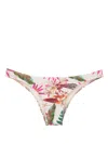 Lygia & Nanny Poipu Floral-print Bikini Bottoms In Multicolour