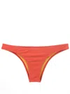 Lygia & Nanny Poipu Gathered Bikini Bottoms In Orange
