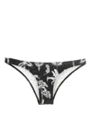 Lygia & Nanny Poipu Low-rise Bikini Bottom In Black