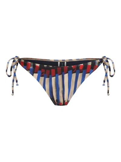 Lygia & Nanny Print Tie Bikini Bottoms In Multi