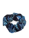 Lygia & Nanny Printed Scrunchie In Blue