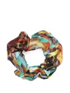 Lygia & Nanny Printed Scrunchie In Brown