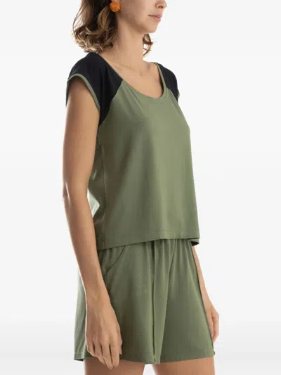 Lygia & Nanny Raglan-sleeves T-shirt In Green
