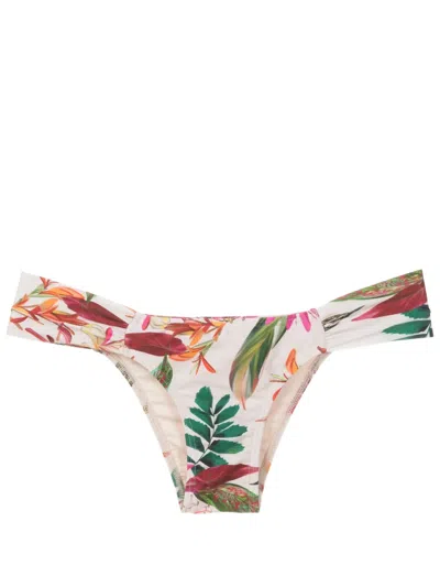 Lygia & Nanny Ritz Floral-print Bikini Bottoms In Multicolour