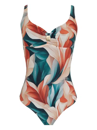Lygia & Nanny Roberta Printed Swimsuit In Multi