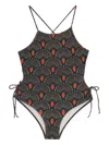 Lygia & Nanny Sally Strappy Patterned Swimsuit