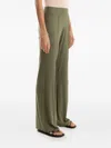 Lygia & Nanny Seam-details Trousers In Green