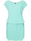 Lygia & Nanny Shiva Adjustable-waist Minidress In Blue