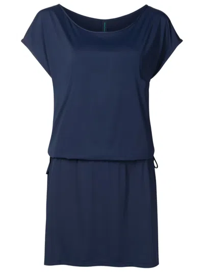 Lygia & Nanny Shiva Tie-fastening Mini Dress In Blue