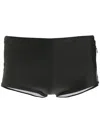 Lygia & Nanny Side-stripe Swim Shorts In Black