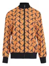 Lygia & Nanny Steffanie Zip-front Jacket In Orange