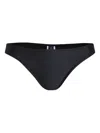 Lygia & Nanny Stitching-detail Bikini Bottoms In Black